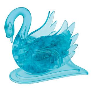 Bepuzzled  3D Crystal Puzzle   Swan (Blue) 43 Pcs