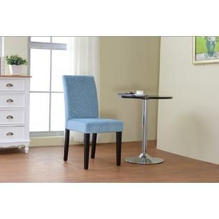 Linon Blue Upton Parsons Chairs   Set of Two   Home   Furniture