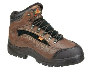 THOROGOOD 804 4312 11M Hiking Boots, Stl, Met Grd, Mn, 11, Brn, 1PR
