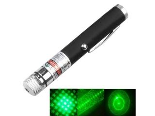 1mw 532nm Green Beam Laser USB Stage Pen with 5 Different Laser Light Patterns, Built in Battery (Black)