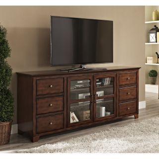 Abbyson Living Charleston Solid Wood 72 inch TV Console