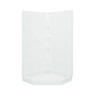Intrigue Neo Angle Shower Kit with Age in Place Backers