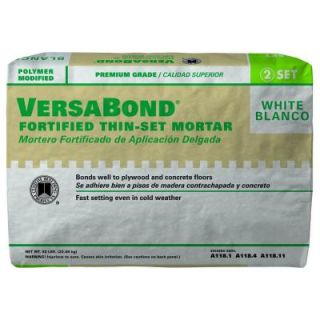 Custom Building Products VersaBond White 50 lb. Fortified Thinset Mortar MTSW50
