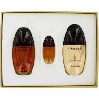 Calvin Klein Obsession Womens 3 piece Fragrance Gift Set