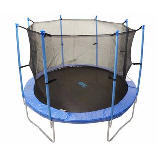 12 foot Trampoline Safety Net Fits For Round Frame Using 8 Poles or 4