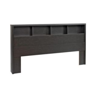 Prepac District Washed King Size Headboard in Black HHFK 0500 1