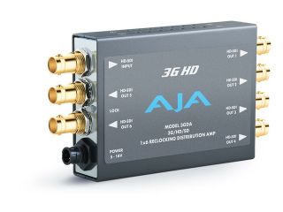 AJA Video Systems   3GDA   1x6 3G/HD/SD Reclocking Distribution Amp(3G/HD/SD SDI ins & 6 SDI outs)