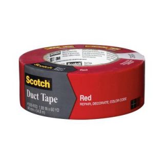 3M Scotch 1.88 in. x 60 yds. Red Duct Tape (Case of 9) 1060 RED A