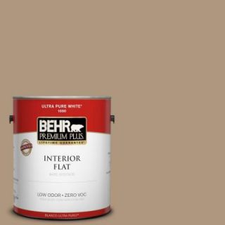 BEHR Premium Plus Home Decorators Collection 1 gal. #HDC WR14 3 Roasted Hazelnut Flat Interior Paint 130001