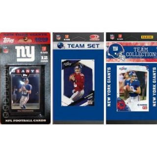 C & I Collectibles NFL 3 Different Licensed Trading Card Team Set