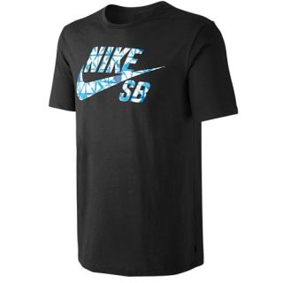 Nike SB Dri FIT Icon Logo T Shirt   Mens   Casual   Clothing   Obsidian/Omega Blue