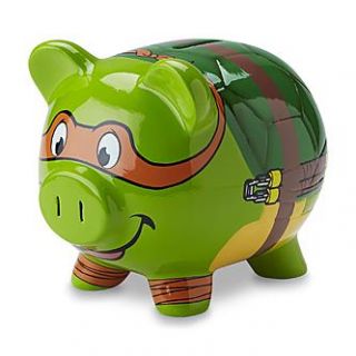 Nickelodeon Teenage Mutant Ninja Turtles Ceramic Piggy Bank