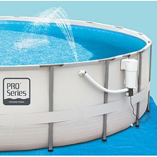 Pro Series 22 ft. Round Steel Frame Pool Set Is Perfect For Days in