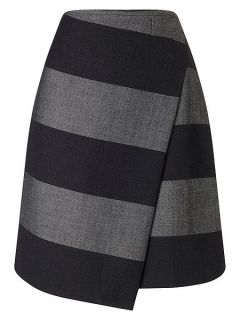Phase Eight Jennie stripe skirt Grey