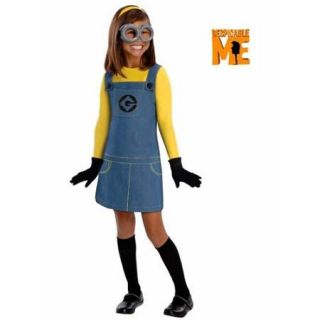 Female Minion Costume for Kids   Size S