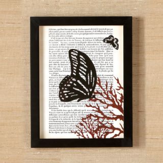 Literary Butterfly Framed Print Collection by Birch Lane