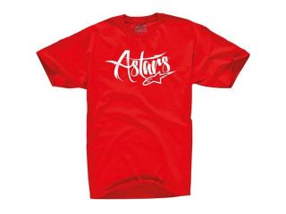 Alpinestars Scriptive Classic Fit T Shirt Red XL