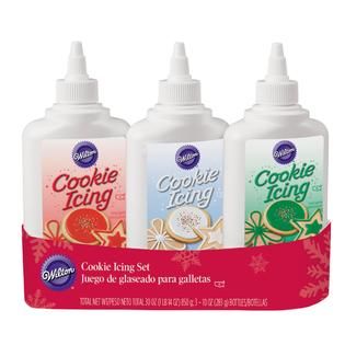 Wilton 3 Pack Holiday Cookie Icing Set   Food & Grocery   Baking