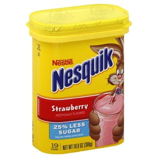 Nestle  Nesquik Powder Drink Mix, Strawberry, 10.9 oz (309 g)