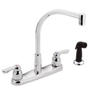 Moen Moen Commercial Chrome two handle kitchen faucet   Tools