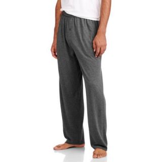 Hanes Men's Solid Knit Pant With Exposed Stripe Elastic