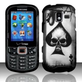 Insten Spade Skull Rubberized Hard Design Case Cover For Samsung Intensity 3 U485