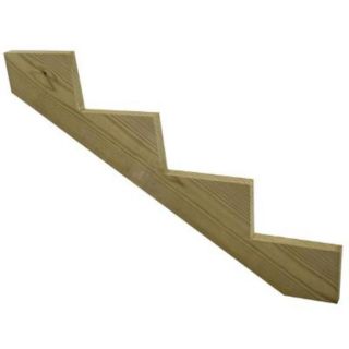 Top Choice 4 Step Pressure Treated Southern Yellow Pine Deck Stair Stringer