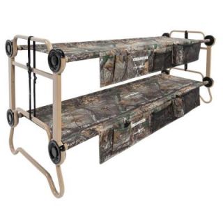 Disc O Bed Cam O Bunk Realtree Xtra 82 in. Large Bunk Beds with Including Organizers 30301BO