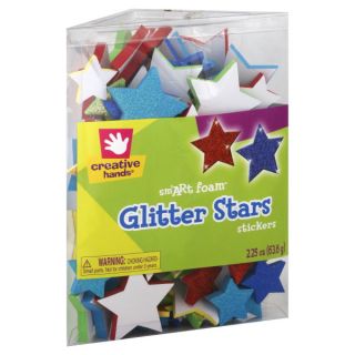 Creative Hands  SmART Foam Stickers, Glitter Stars, 2.25 oz (63.8 g)