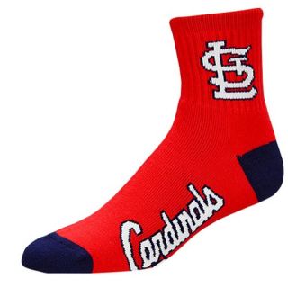 For Bare Feet MLB Logo Quarter Socks   Mens   Baseball   Accessories   St. Louis Cardinals   Red