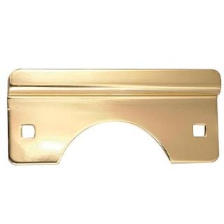First Watch Security Polished Brass Latch Guard for Out Swinging Doors 1085