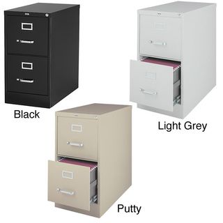 Hirsh 25 inch Deep 2 drawer Letter size Commercial Vertical File