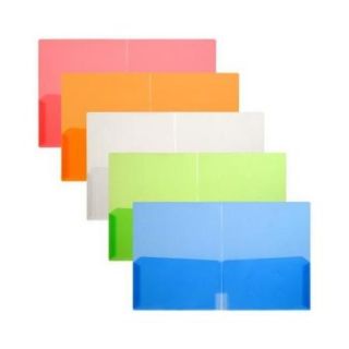 CLEAR LINE 2 Pocket Plastic Folder LIO91120ASCT