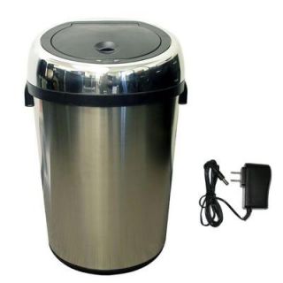 iTouchless 18 Gal. Stainless Steel Motion Sensing Touchless Trash Can IT18RC