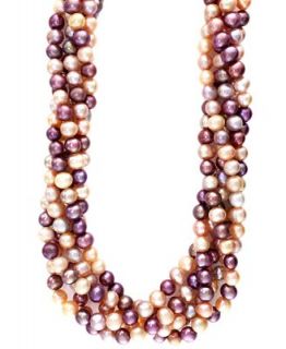 EFFY Multi Colored Cultured Freshwater Pearl Necklace in Sterling