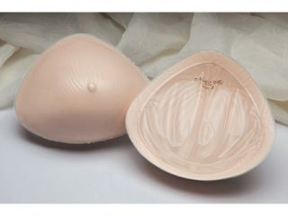 Nearly Me #375 PAIR Extra Lightweight Triangle Silicone Mastectomy Breast Form