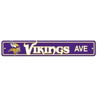 Authentic Street Signs SS 33518 Vikings W Vikings Logo Street Sign