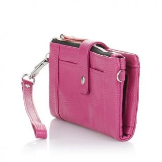Women’s Leather Wristlet with RFID Shielding Technology and RFID Sleeves    7617392