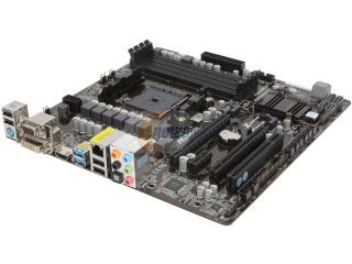 ASRock FM2A75M Pro4+ FM2+ / FM2 AMD A75 (Hudson D3) SATA 6Gb/s USB 3.0 HDMI Micro ATX AMD Motherboard