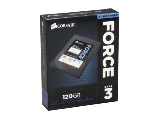 Corsair Force Series 3 2.5" 120GB SATA III Internal Solid State Drive (SSD) CSSD F120GB3 BK