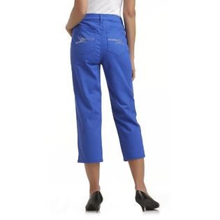 Jaclyn Smith   Womens Cropped Jeans