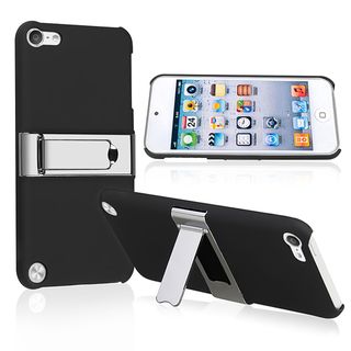 BasAcc Black/ Chrome Stand Case for Apple iPod Touch 5th Generation