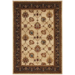 Mohawk Home Select Versailles Istanbul Rectangular Cream Transitional Woven Area Rug (Common 5 ft x 8 ft; Actual 63 in x 94 in)