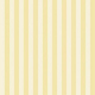 The Wallpaper Company 8 in. x 10 in. Yellow Pastel Slender Stripe Wallpaper Sample WC1280425S
