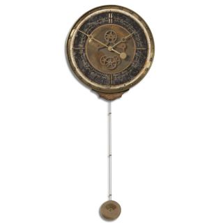 Uttermost Leonardo Chronograph Black Wall Clock   15268055  
