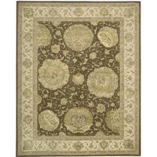 Nourison 3000 Hand tufted Brown Rug (12 x 15)
