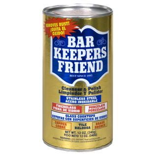 Bar Keepers Cleanser & Polish, with Mild Abrasives, 12 oz (340 g
