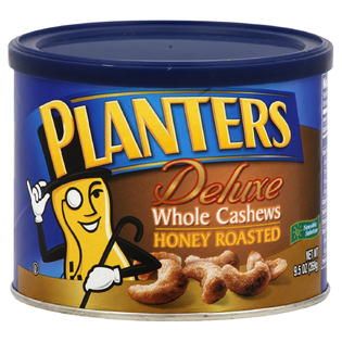 Planters  Deluxe Cashews, Whole, Honey Roasted, 9.5 oz (269 g)