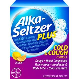 Alka Seltzer Plus Cold and Cough Liquid Gels 20 Ct.