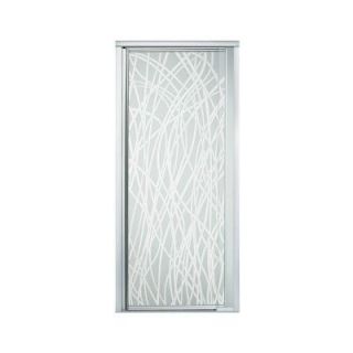 STERLING Vista II 36 in. x 65 1/2 in. Framed Pivot Shower Door in Silver 1505D 36S G65